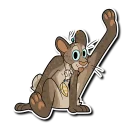 Telegram sticker 🙀 Fekkri
