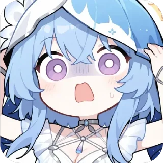 Telegram sticker 🫥 Rei and randoms