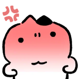 Telegram sticker ⭐ 찌글찌글 미니 눈멍냥이 @moe_sticker_bot