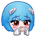 Video sticker 🥹 Ayanami Rei #127 @sticker_bot