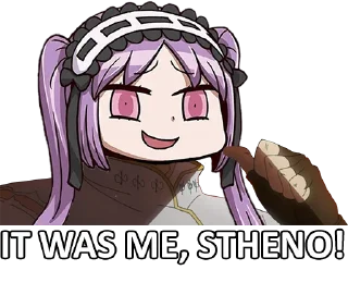 Sticker 👈 Stheno the best goddess
