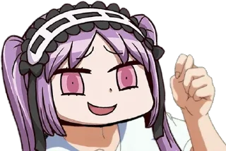 Телеграм стикер ❤️ Stheno the best goddess
