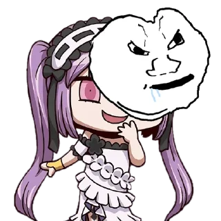 Телеграм стикер 🤪 Stheno the best goddess