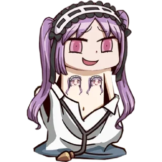 Telegram sticker 👙 Stheno the best goddess