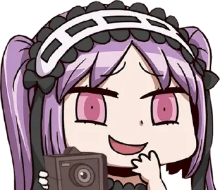 Telegram sticker 📷 Stheno the best goddess