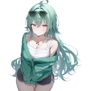 Telegram sticker 🦸‍♀️ edgeX MARU girl