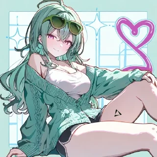 Telegram sticker 🕵️ edgeX MARU girl