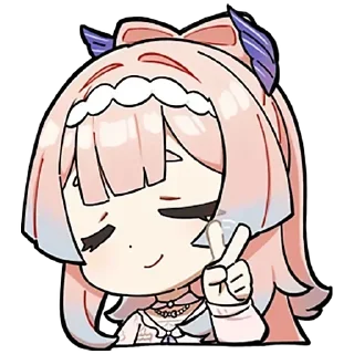 Телеграм стикер 👆 ورديات نورين