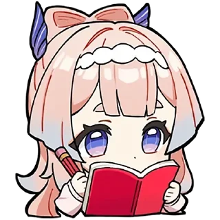 Телеграм стикер 📕 ورديات نورين