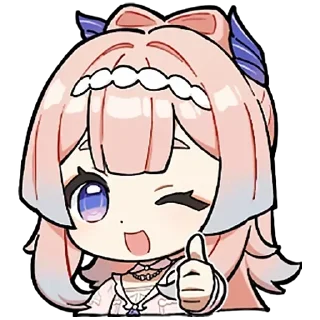 Телеграм стикер 👍 ورديات نورين