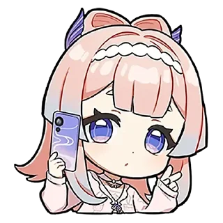 Телеграм стикер ✌️ @Norintea ورديات نورين