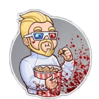 Telegram sticker 🍿 Пикчи