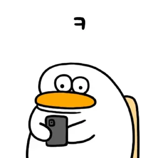 Telegram sticker 💬 오둥이 입니다만 13 By @KakaoEmoticon