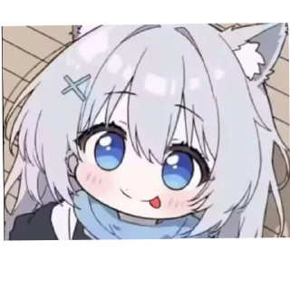 Telegram stiker 💇 白子の可爱表情包库 @xinaxinachai