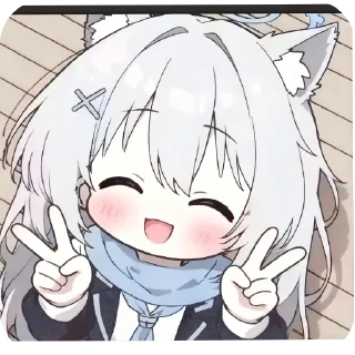 Sticker 👄 白子の可爱表情包库 @xinaxinachai