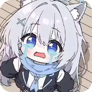 Telegram stiker 👄 白子の可爱表情包库 @xinaxinachai