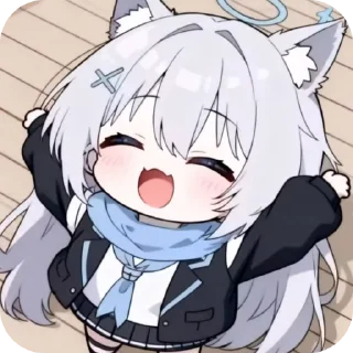 Telegram stiker 💇 白子の可爱表情包库 @xinaxinachai