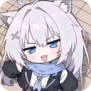 Telegram stiker 💇 白子の可爱表情包库 @xinaxinachai