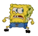 Sticker 😡 spongebob