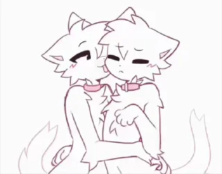 Video sticker 😏 Милые GIF @KFgart и @Furristik