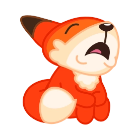 Sticker 😭 chpic.su • @EmojisTG | Лисёнок