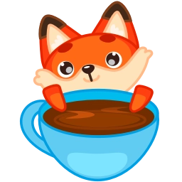 Sticker ☕️ chpic.su • @EmojisTG | Лисёнок