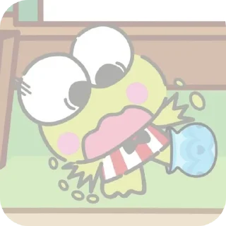 Telegram sticker 🐸 Кероппи @helloKittystickers :: @fStikBot