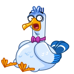 Telegram sticker 😨 Seagull Sam