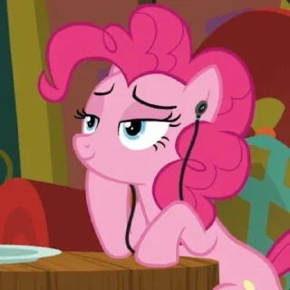 Telegram sticker 😌 Пинки Пай! @stickersnika :: @fStikBot