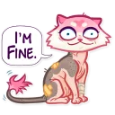 Telegram sticker 🤕 Pussy Cat