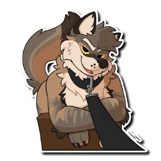 Telegram sticker 🐶 Coconut
