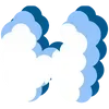 Sticker ☁️ Cloud ABC ➤ @emoji_room