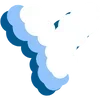 Sticker ☁️ Cloud ABC ➤ @emoji_room