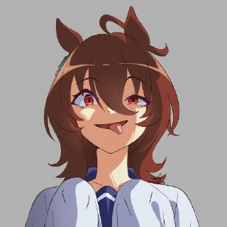 Telegram sticker 😜 Umamusume: pretty stickers