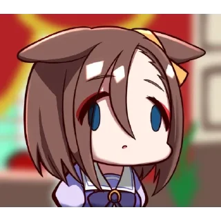 Telegram sticker 😕 Umamusume: pretty stickers