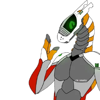 Telegram sticker 👋 Cromwell the Synth