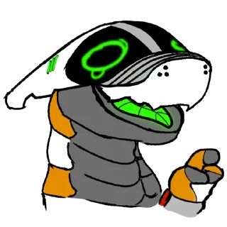 Telegram sticker 😥 Cromwell the Synth
