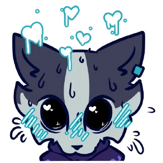 Video sticker 🩵 Crilix the naughty cat