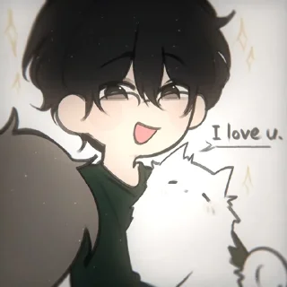 Telegram sticker 🎐 ˚✧@BELUGA282 – kuromartin_ ::