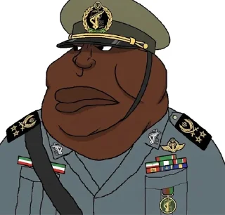 Telegram sticker 🦧 Anti IRGC | Based Savaki 𓄂𓆃🦁