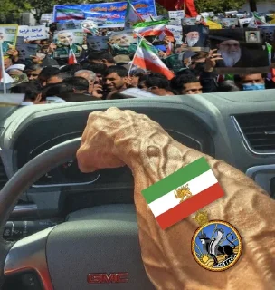 Video sticker 👊 Anti IRGC | Based Savaki 𓄂𓆃🦁