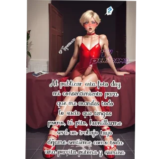 Telegram sticker 👗 Frases sissy