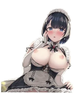 Telegram sticker 🔞 Maid girl (NSFW) @Anak_kucing_stiker