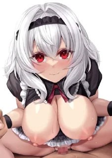 Telegram sticker 🔞 Maid girl (NSFW) @Anak_kucing_stiker