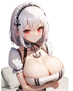 Video sticker 🔞 Maid girl (NSFW) @Anak_kucing_stiker