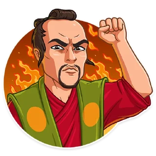 Telegram sticker ✊ Samurai