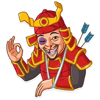 Telegram sticker 👌 Samurai