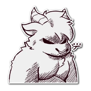 Telegram sticker 😨 Malboro the bull by Johnny Hayashi