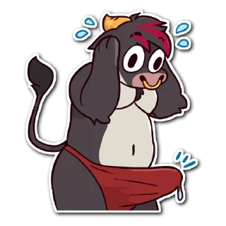 Telegram sticker 🍆 Malboro the bull by Johnny Hayashi