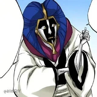 Telegram sticker 🎭 - ᗷY @ahMshY 𓉮 . Mayuri Kurotsuchi